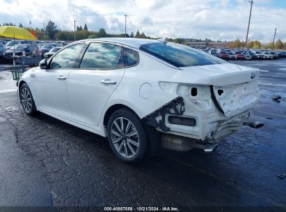 2019 KIA OPTIMA EX White  Gasoline 5XXGU4L12KG339634 photo #4