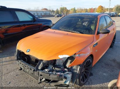 2008 BMW M5 Orange  Gasoline WBSNB93528CX08832 photo #3