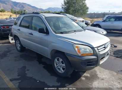 2008 KIA SPORTAGE LX V6 Silver  Gasoline KNDJE723987494173 photo #1