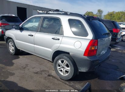 2008 KIA SPORTAGE LX V6 Silver  Gasoline KNDJE723987494173 photo #4