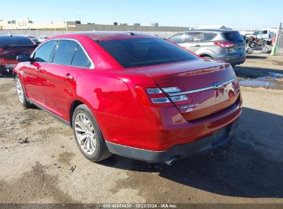 2015 FORD TAURUS LIMITED Red  Gasoline 1FAHP2F80FG102833 photo #4