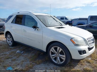 2011 MERCEDES-BENZ ML 350 White  Gasoline 4JGBB5GB0BA736226 photo #1