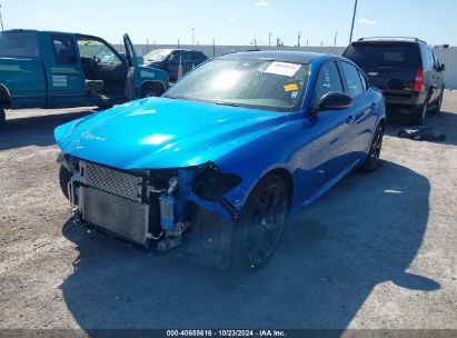 2021 ALFA ROMEO GIULIA TI RWD Blue  Gasoline ZARFAMBN9M7646695 photo #3