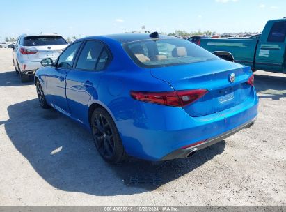 2021 ALFA ROMEO GIULIA TI RWD Blue  Gasoline ZARFAMBN9M7646695 photo #4