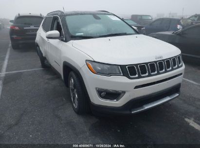 2018 JEEP COMPASS LIMITED 4X4 White  Gasoline 3C4NJDCB5JT290795 photo #1