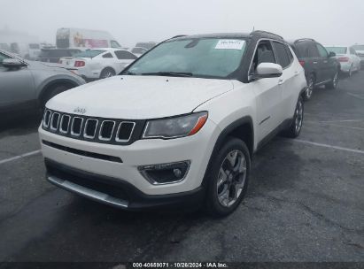 2018 JEEP COMPASS LIMITED 4X4 White  Gasoline 3C4NJDCB5JT290795 photo #3