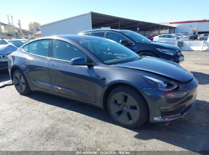 2023 TESLA MODEL 3 REAR-WHEEL DRIVE Gray  Electric 5YJ3E1EA3PF382851 photo #1