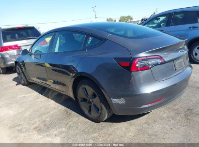 2023 TESLA MODEL 3 REAR-WHEEL DRIVE Gray  Electric 5YJ3E1EA3PF382851 photo #4