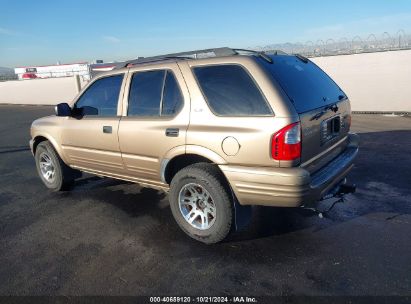 2002 ISUZU RODEO LS 3.2L V6/LSE 3.2L V6/S 3.2L V6 Gold  Gasoline 4S2CK58W524341293 photo #4