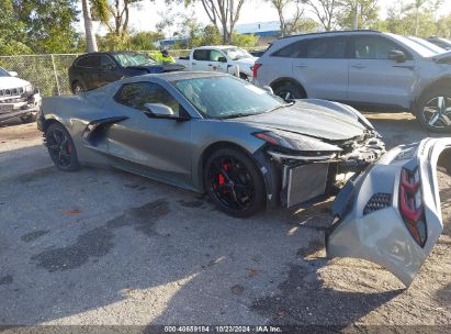 2022 CHEVROLET CORVETTE STINGRAY RWD  3LT Gray  Gasoline 1G1YC3D45N5123479 photo #1