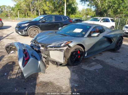 2022 CHEVROLET CORVETTE STINGRAY RWD  3LT Gray  Gasoline 1G1YC3D45N5123479 photo #3