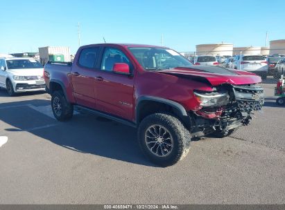 2017 CHEVROLET COLORADO ZR2 Red  Gasoline 1GCGTEEN0H1280211 photo #1