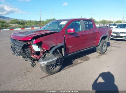 2017 CHEVROLET COLORADO ZR2 Red  Gasoline 1GCGTEEN0H1280211 photo #3