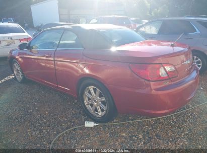 2008 CHRYSLER SEBRING TOURING Maroon  Gasoline 1C3LC55R68N619956 photo #4