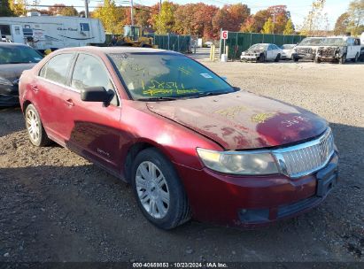 2006 LINCOLN ZEPHYR Maroon  Gasoline 3LNHM26126R622073 photo #1