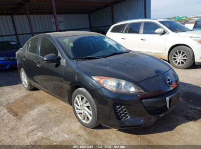 2012 MAZDA MAZDA3 I TOURING Black  Gasoline JM1BL1VF1C1500900 photo #1