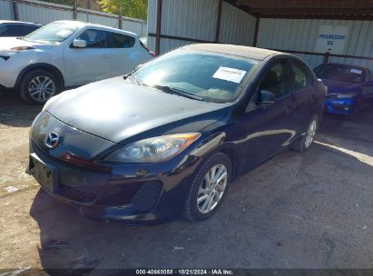 2012 MAZDA MAZDA3 I TOURING Black  Gasoline JM1BL1VF1C1500900 photo #3