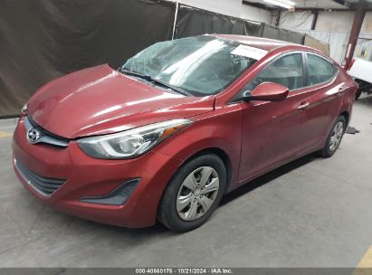 2016 HYUNDAI ELANTRA SE Red  Gasoline 5NPDH4AE7GH694520 photo #3