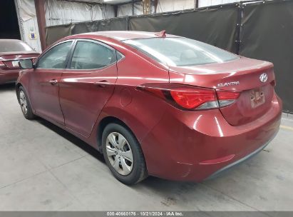 2016 HYUNDAI ELANTRA SE Red  Gasoline 5NPDH4AE7GH694520 photo #4