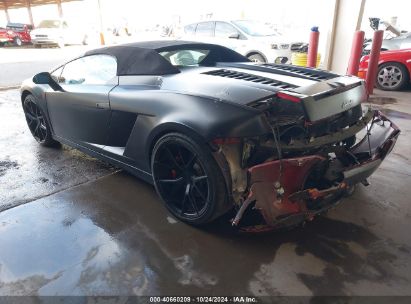 2008 LAMBORGHINI GALLARDO Black  Gasoline ZHWGU22T08LA06259 photo #4