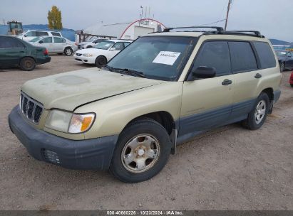 2002 SUBARU FORESTER L Tan  Gasoline JF1SF635X2H727738 photo #3