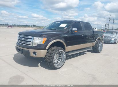 2013 FORD F-150 LARIAT Brown  Flexible Fuel 1FTFW1CF2DKF03327 photo #3