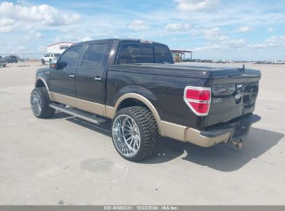 2013 FORD F-150 LARIAT Brown  Flexible Fuel 1FTFW1CF2DKF03327 photo #4