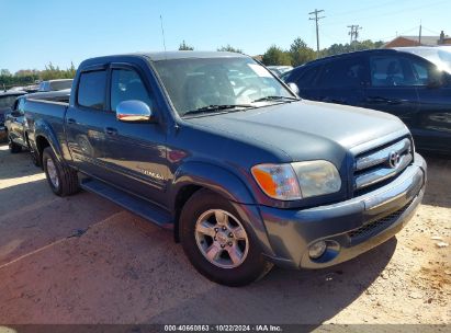 2006 TOYOTA TUNDRA SR5 V8 Blue  Gasoline 5TBDT44156S515769 photo #1