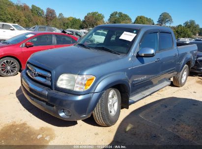 2006 TOYOTA TUNDRA SR5 V8 Blue  Gasoline 5TBDT44156S515769 photo #3