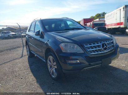 2011 MERCEDES-BENZ ML 350 4MATIC Blue  Gasoline 4JGBB8GB9BA624932 photo #1