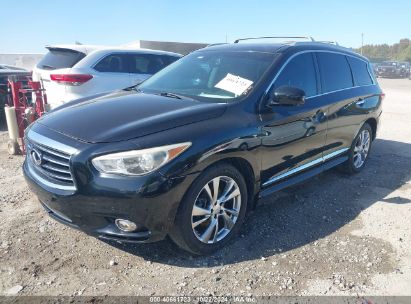 2013 INFINITI JX35 Black  Gasoline 5N1AL0MM8DC346161 photo #3