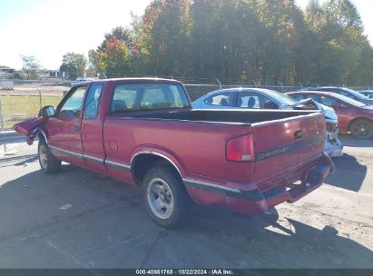 1995 CHEVROLET S TRUCK S10 Red  Gasoline 1GCCS19Z4S8171210 photo #4