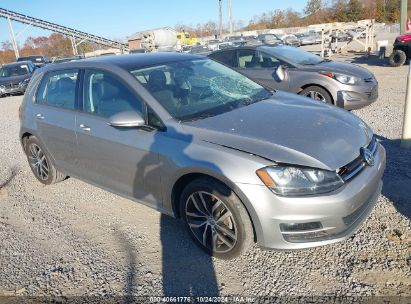 2016 VOLKSWAGEN GOLF TSI SE 4-DOOR Silver  Gasoline 3VW217AUXGM010670 photo #1