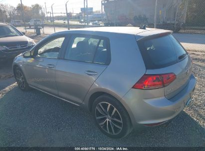 2016 VOLKSWAGEN GOLF TSI SE 4-DOOR Silver  Gasoline 3VW217AUXGM010670 photo #4