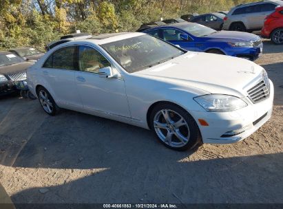 2013 MERCEDES-BENZ S 550 White  Gasoline WDDNG7DB9DA495780 photo #1