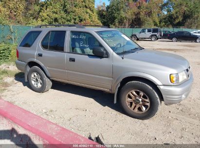 2004 ISUZU RODEO S 3.2L V6 Silver  Gasoline 4S2CK58W844309926 photo #1