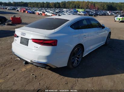 2021 AUDI A5 SPORTBACK PREMIUM PLUS 45 TFSI QUATTRO S TRONIC White  Gasoline WAUFACF53MA033888 photo #4