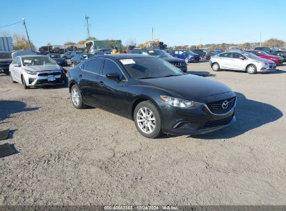 2016 MAZDA MAZDA6 I SPORT Black  Gasoline JM1GJ1U59G1431450 photo #1