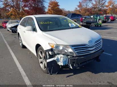 2011 TOYOTA VENZA BASE V6 White  Gasoline 4T3BK3BB1BU046731 photo #1