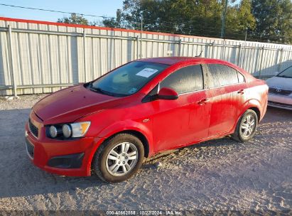 2013 CHEVROLET SONIC LT AUTO Red  Gasoline 1G1JC5SH5D4110934 photo #3