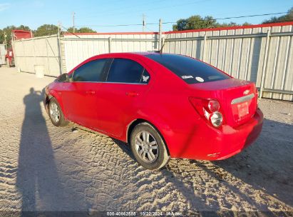 2013 CHEVROLET SONIC LT AUTO Red  Gasoline 1G1JC5SH5D4110934 photo #4