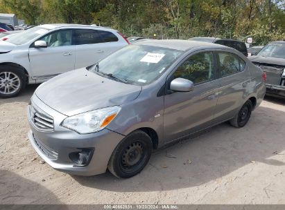 2017 MITSUBISHI MIRAGE G4 ES Silver  Gasoline ML32F3FJ1HHF05699 photo #3