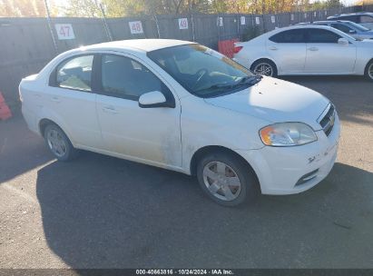 2011 CHEVROLET AVEO 1LT White  Gasoline KL1TD5DE4BB169067 photo #1