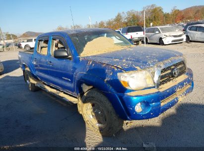 2011 TOYOTA TACOMA DOUBLE CAB Blue  Gasoline 5TFLU4EN0BX009322 photo #1