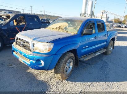 2011 TOYOTA TACOMA DOUBLE CAB Blue  Gasoline 5TFLU4EN0BX009322 photo #3