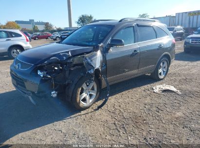 2007 HYUNDAI VERACRUZ GLS/LIMITED/SE Black  Gasoline KM8NU73C67U020051 photo #3