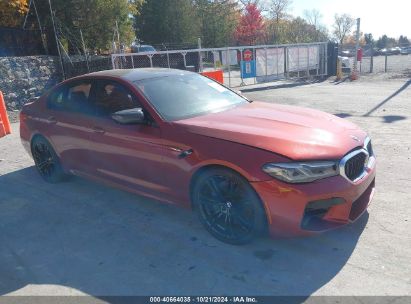 2021 BMW M5 Red  Gasoline WBS83CH02MCF25335 photo #1