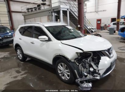 2016 NISSAN ROGUE SV White  Gasoline KNMAT2MV9GP719990 photo #1