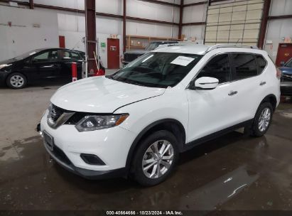 2016 NISSAN ROGUE SV White  Gasoline KNMAT2MV9GP719990 photo #3