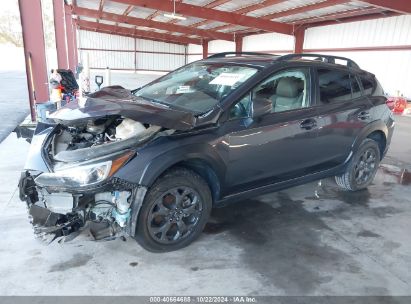 2022 SUBARU CROSSTREK SPORT Gray  Gasoline JF2GTHRC9NH239784 photo #3